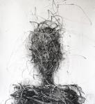 Amen Drawing  2013   chacoal on paper  73cm x 67cm 