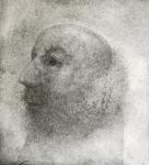 The Prophet  2002  pencile on paper  21 x 20 cm SOLD