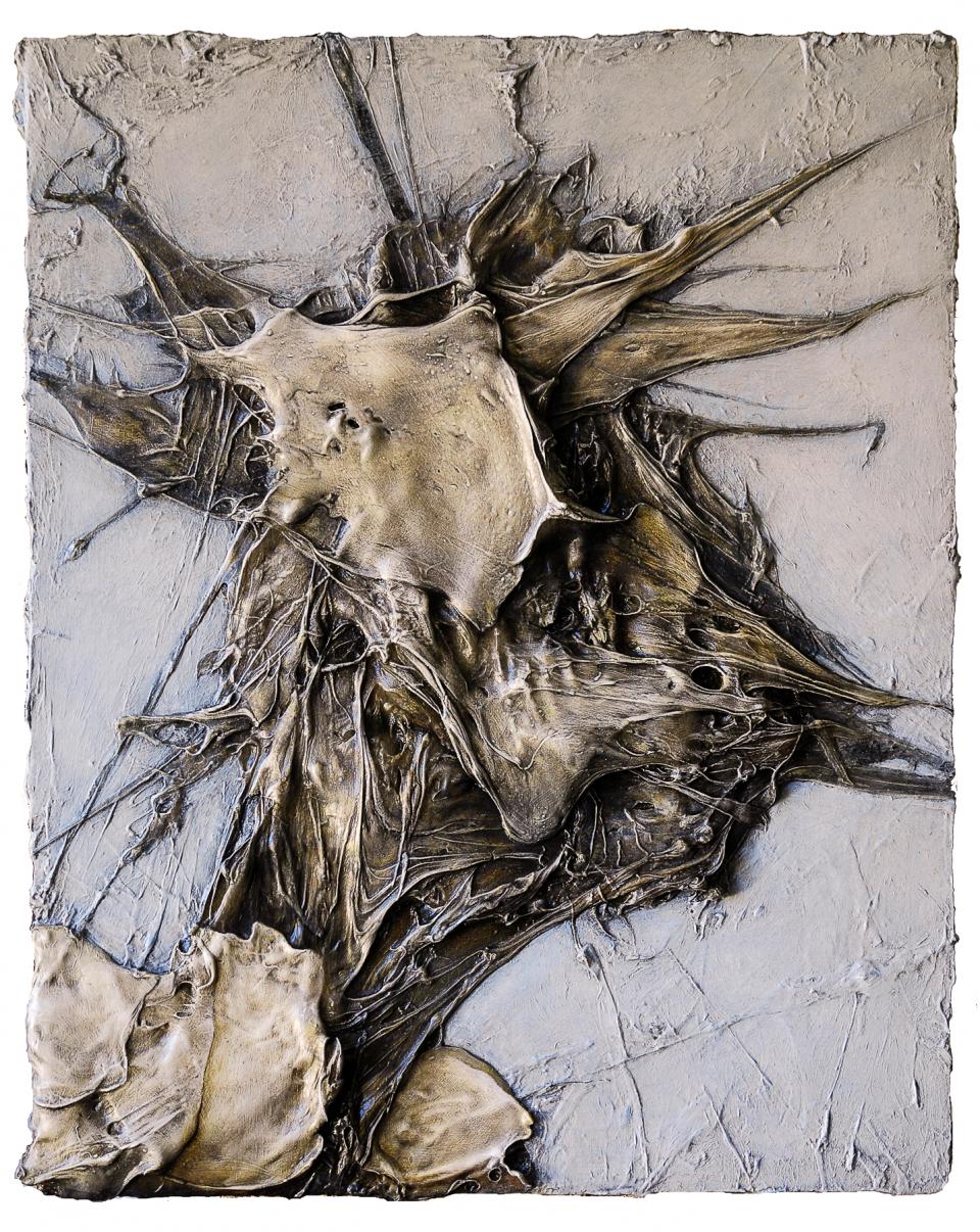 Bone Head   2012   oil and acrylic on board   56 x 44    SOLD