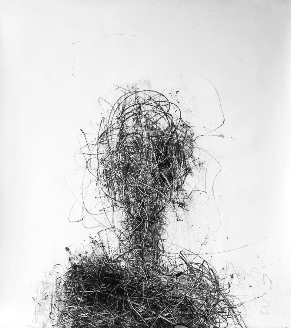 Amen Drawing  2013  chacoal on paper  115cm x 105cm  $3,700