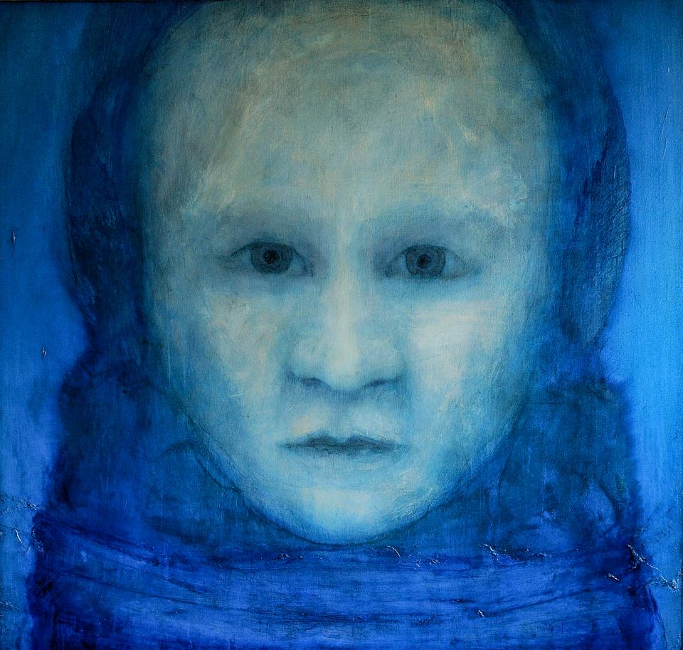 Blue Child  2007  oil on linen  135 x 141cm     SOLD 