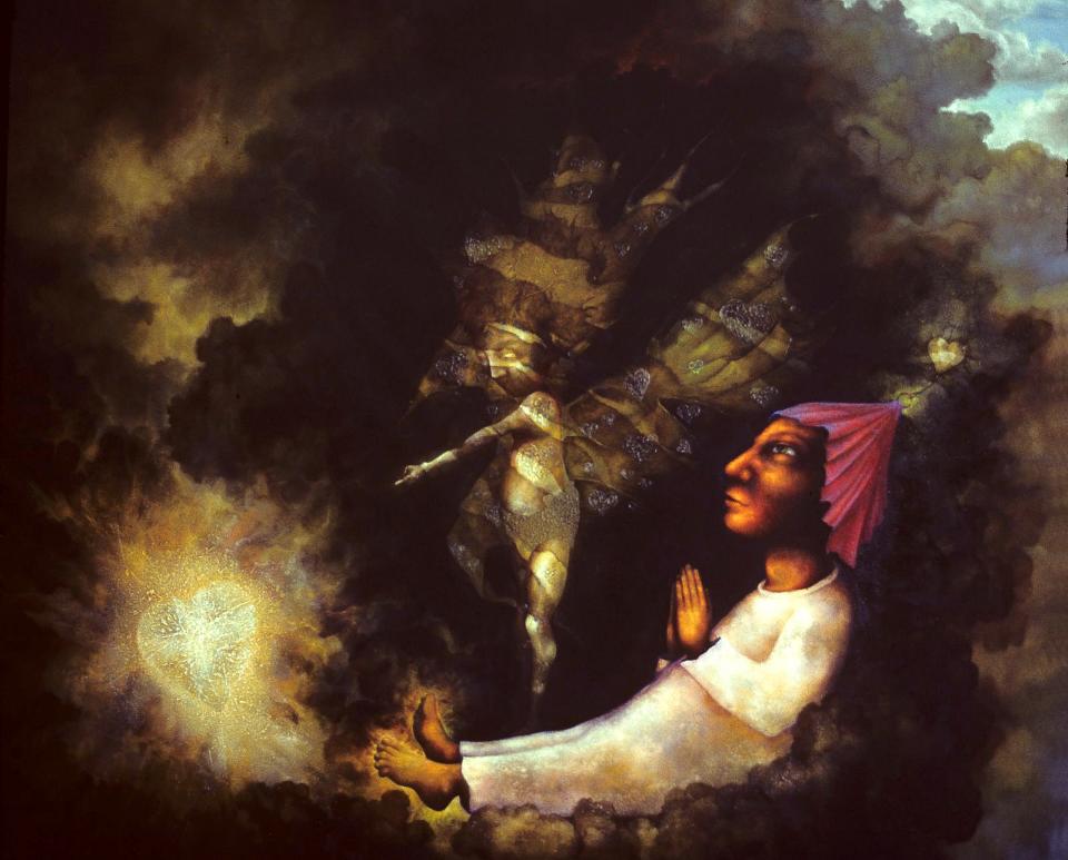 The Way 1993  oil on linen  138 x 168  cm  SOLD