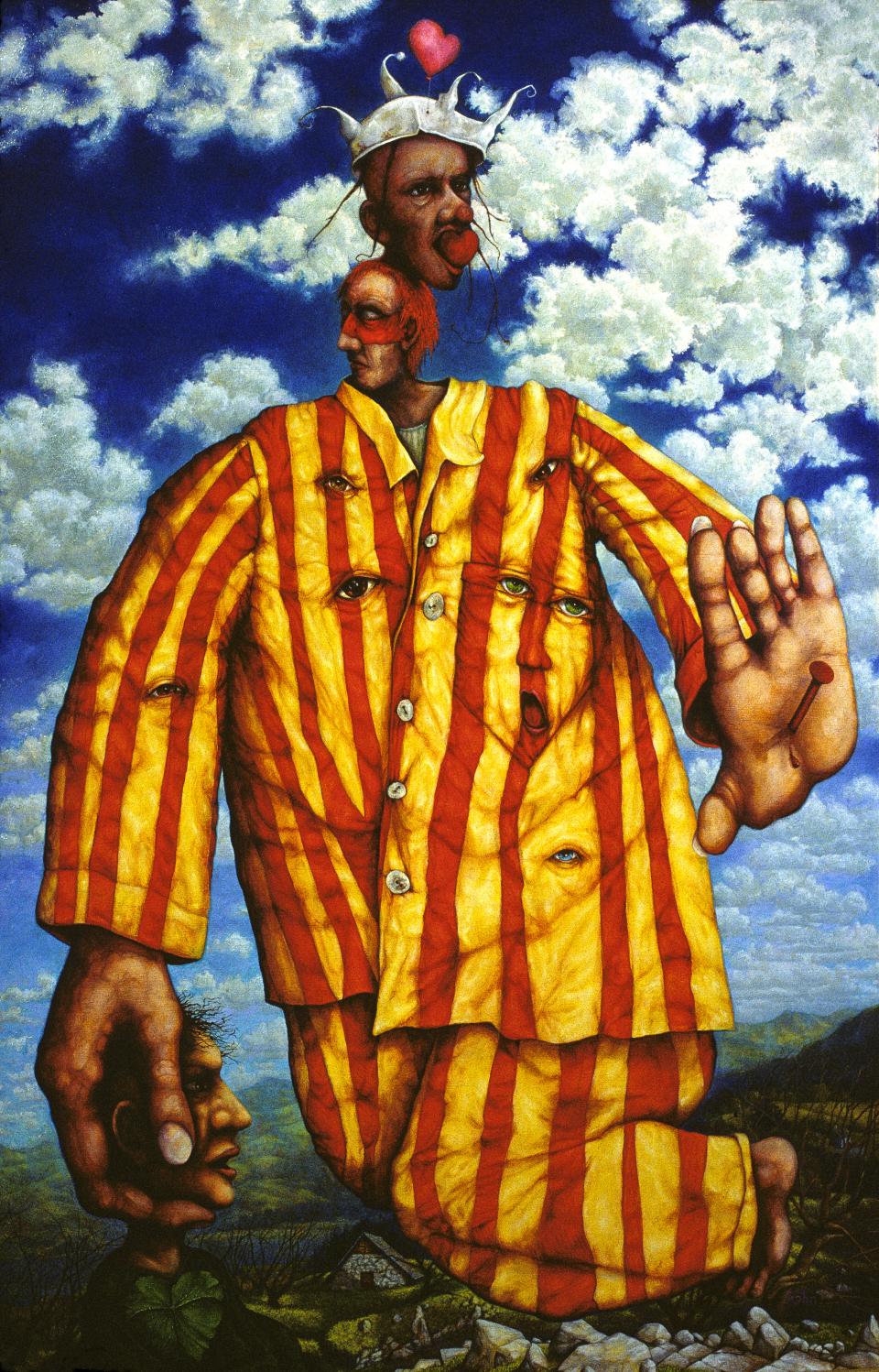 The Prisoner  1995  oil on linen  136 x 91cm  SOLD