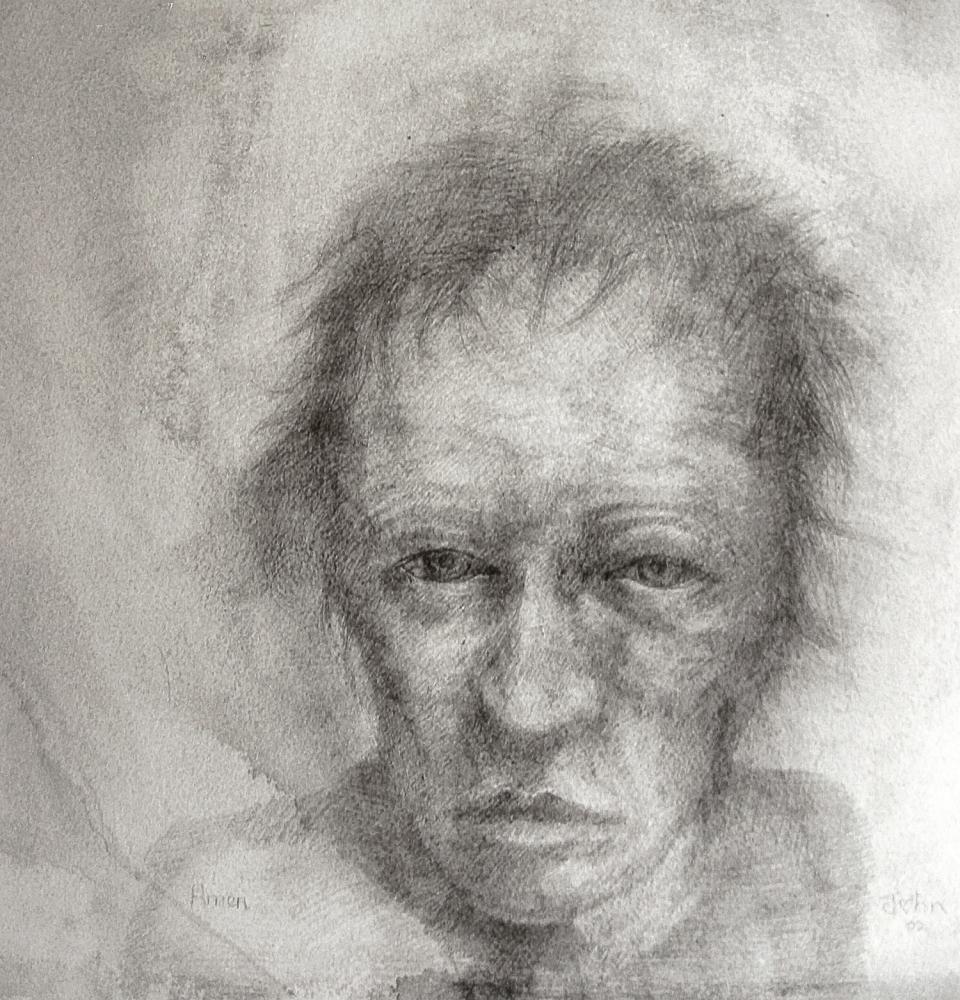 Intense  2002  pencile on paper  36 x 43 cm  SOLD