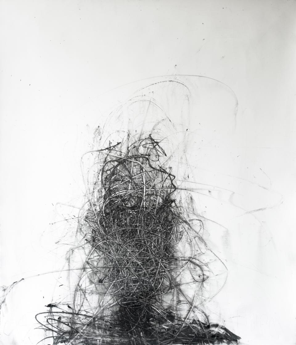 Amen Drawing  2013  chacoal on paper  107cm x 92cm