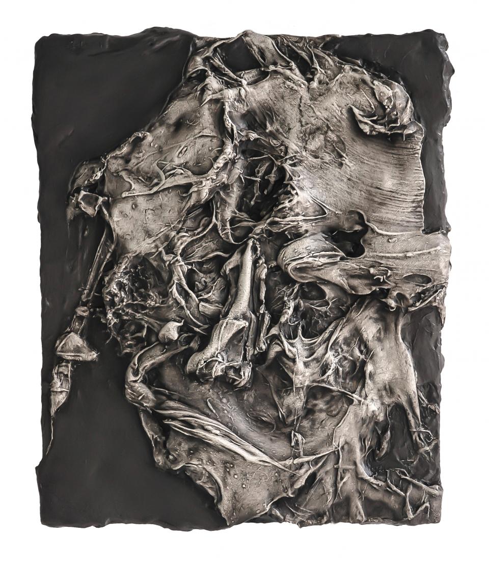 Mute 2012 oil and acrylic on board 51 x 41 cm   $3,200