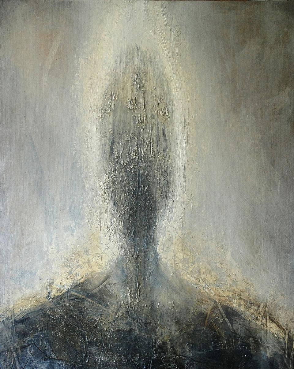 To Be      2015      oil on linen on board      91cm x 74cm    SOLD